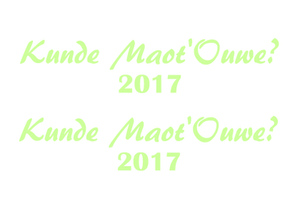 Carnaval Kunde Maot'Ouwe 2017 Glow in the dark Glow in the Dark - afb. 2