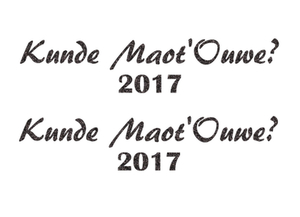 Carnaval Kunde Maot'Ouwe 2017 Glitter Black Glitter 458 - afb. 2