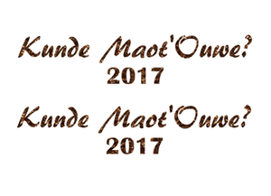 Carnaval Kunde Maot'Ouwe 2017 Glitter Bruin - afb. 2