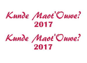 Carnaval Kunde Maot'Ouwe 2017 Glitter Cherry - afb. 2