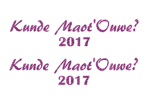 Carnaval Kunde Maot'Ouwe 2017 Glitter Lavender - afb. 2