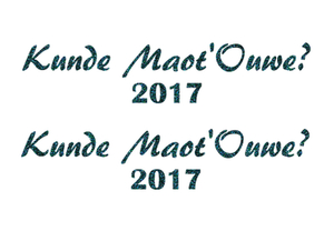 Carnaval Kunde Maot'Ouwe 2017 Glitter Down under - afb. 2
