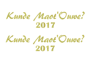Carnaval Kunde Maot'Ouwe 2017 Glitter Coronado Gold - afb. 2