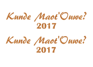 Carnaval Kunde Maot'Ouwe 2017 Glitter Old Gold - afb. 2
