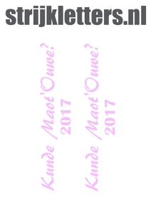 Carnaval Kunde Maot'Ouwe 2017 Glitter Neon Purple 480 - afb. 1