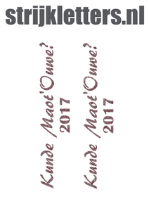 Carnaval Kunde Maot'Ouwe 2017 Glitter Rose Gold Glitter 486 - afb. 1