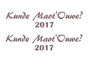 Carnaval Kunde Maot'Ouwe 2017 Glitter Rose Gold Glitter 486 - afb. 2