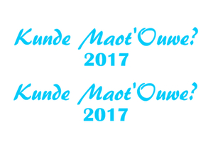 Carnaval Kunde Maot'Ouwe 2017 Glow in the dark Glow in the Dark Blauw - afb. 2