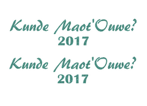 Carnaval Kunde Maot'Ouwe 2017 Glitter Jade Glitter 482 - afb. 2