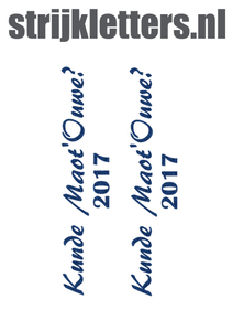 Carnaval Kunde Maot'Ouwe 2017 Glitter Navy Blue Glitter 423 - afb. 1