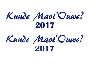 Carnaval Kunde Maot'Ouwe 2017 Glitter Royal Blue Glitter 489 - afb. 2