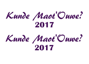 Carnaval Kunde Maot'Ouwe 2017 Glitter Purple Glitter 424 - afb. 2