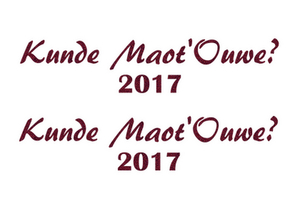 Carnaval Kunde Maot'Ouwe 2017 Glitter Burgundy  Glitter 422 - afb. 2
