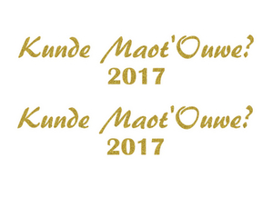 Carnaval Kunde Maot'Ouwe 2017 Glitter Light Gold Glitter 425 - afb. 2
