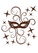 Carnaval Masker Glitter Brons - afb. 2