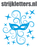 Carnaval Masker Polyester Ondergrond Blauw - afb. 1