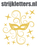 Carnaval Masker Polyester Ondergrond Goud - afb. 1