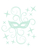 Carnaval Masker Flex Pastel Groen - afb. 2