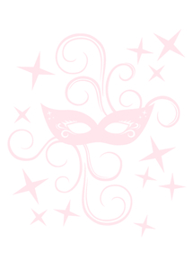 Carnaval Masker Flex Pastel Roze - afb. 2