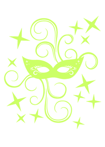 Carnaval Masker Flock Anijs - afb. 2