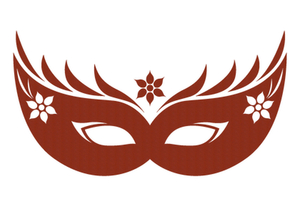 Carnaval Masker 2 Design Basketball - afb. 2