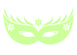 Carnaval Masker 2 Glow in the dark Glow in the Dark - afb. 2