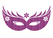 Carnaval Masker 2 Glitter Lavender 428 - afb. 2