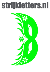 Carnaval Masker 2 Glow in the Dark Groen - afb. 1