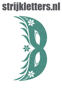 Carnaval Masker 2 Glitter Jade Glitter 482 - afb. 1