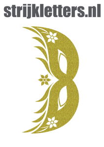 Carnaval Masker 2 Glitter Gold Glitter 451 - afb. 1