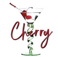 Cocktail Cherry strijktransfer