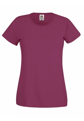 Dames T-Shirt Burgundy - afb. 1