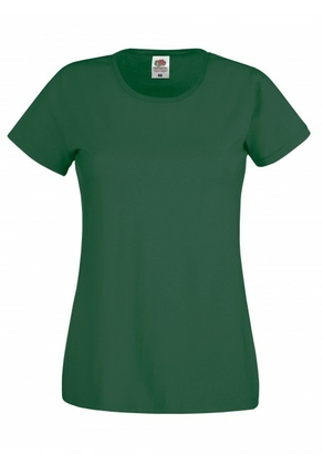 Dames T-Shirt Donker Groen - afb. 1