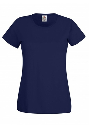 Dames T-Shirt Donker Marine Blauw - afb. 1
