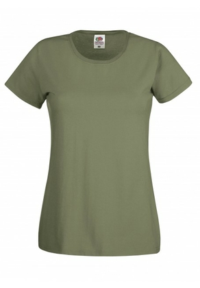 Dames T-Shirt Khaki Groen - afb. 1