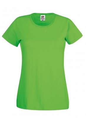 Dames T-Shirt Limoen Groen - afb. 1