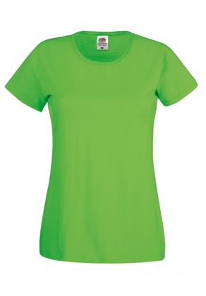 Dames T-Shirt Limoen Groen - afb. 1