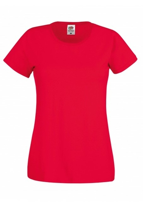 Dames T-Shirt Rood - afb. 1