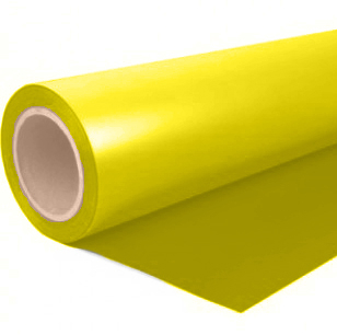 Flex voor polyester per strekkende meter Fluor geel - afb. 1