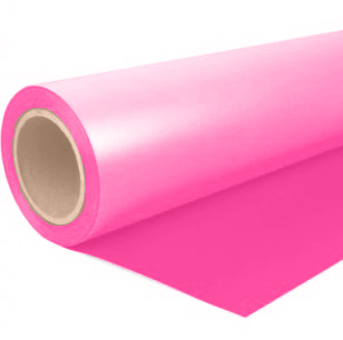 Flex voor polyester per strekkende meter Fluor roze - afb. 1