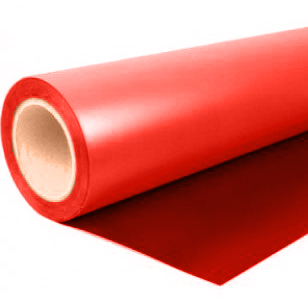 Flex voor polyester per strekkende meter Rood - afb. 1