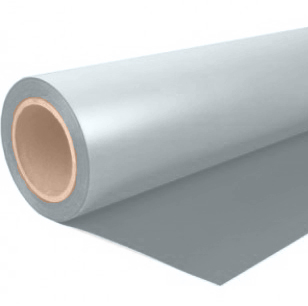 Flex voor polyester per strekkende meter Zilver - afb. 1