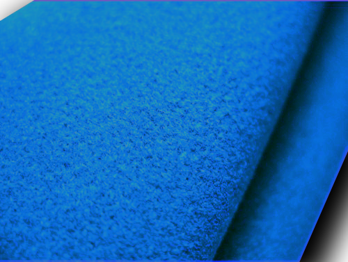 Flock folie per strekkende meter Helder Blauw - afb. 1