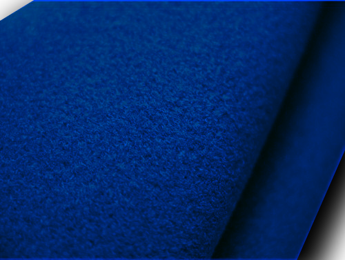 Flock folie per strekkende meter Middel Blauw - afb. 1