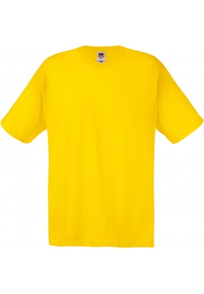 Heren T-Shirt incl. opdruk groot aan voorzijde Geel  incl. opdruk groot aan voorzijde - afb. 1