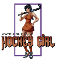 Hockey girl strijk transfer