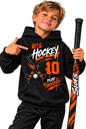 Hockey tranfer A4 vel om zelf te strijken Hockey jongens - afb. 1