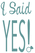 I Said Yes Flex Turquoise - afb. 2