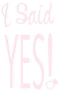 I Said Yes Flex Pastel Roze - afb. 2