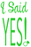 I Said Yes Flex Limoen Groen - afb. 2